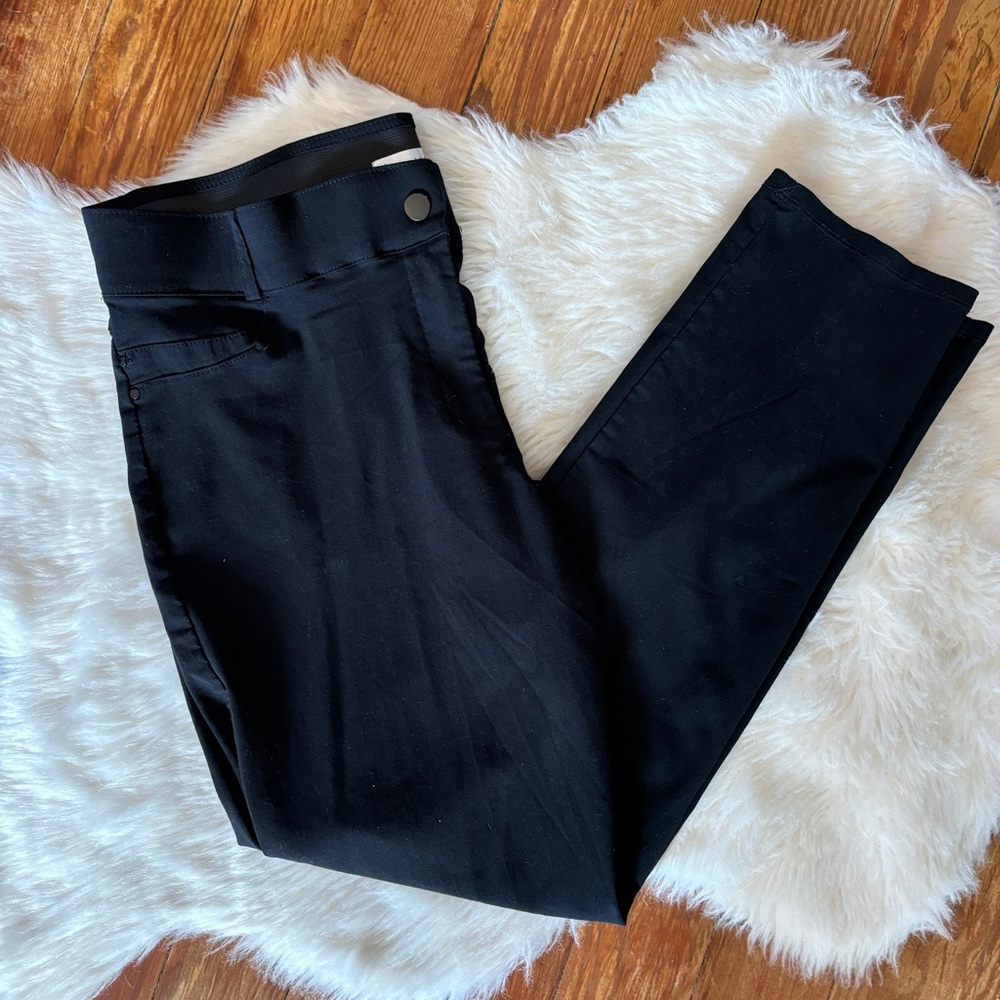 Solid Black Skinny Pants